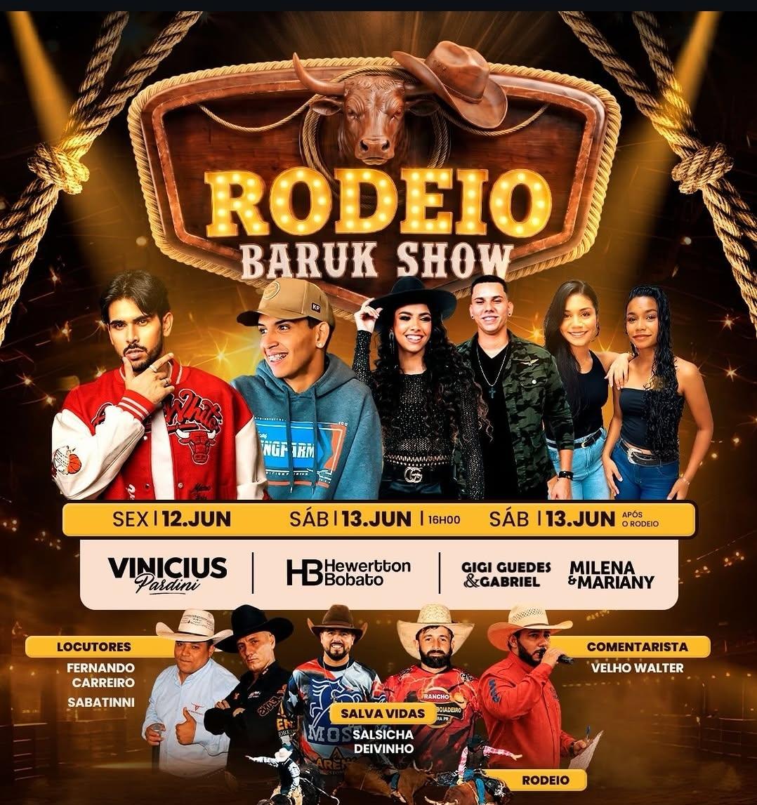 Jandaia do Sul receberá o primeiro rodeio realizado dentro de um salão de eventos