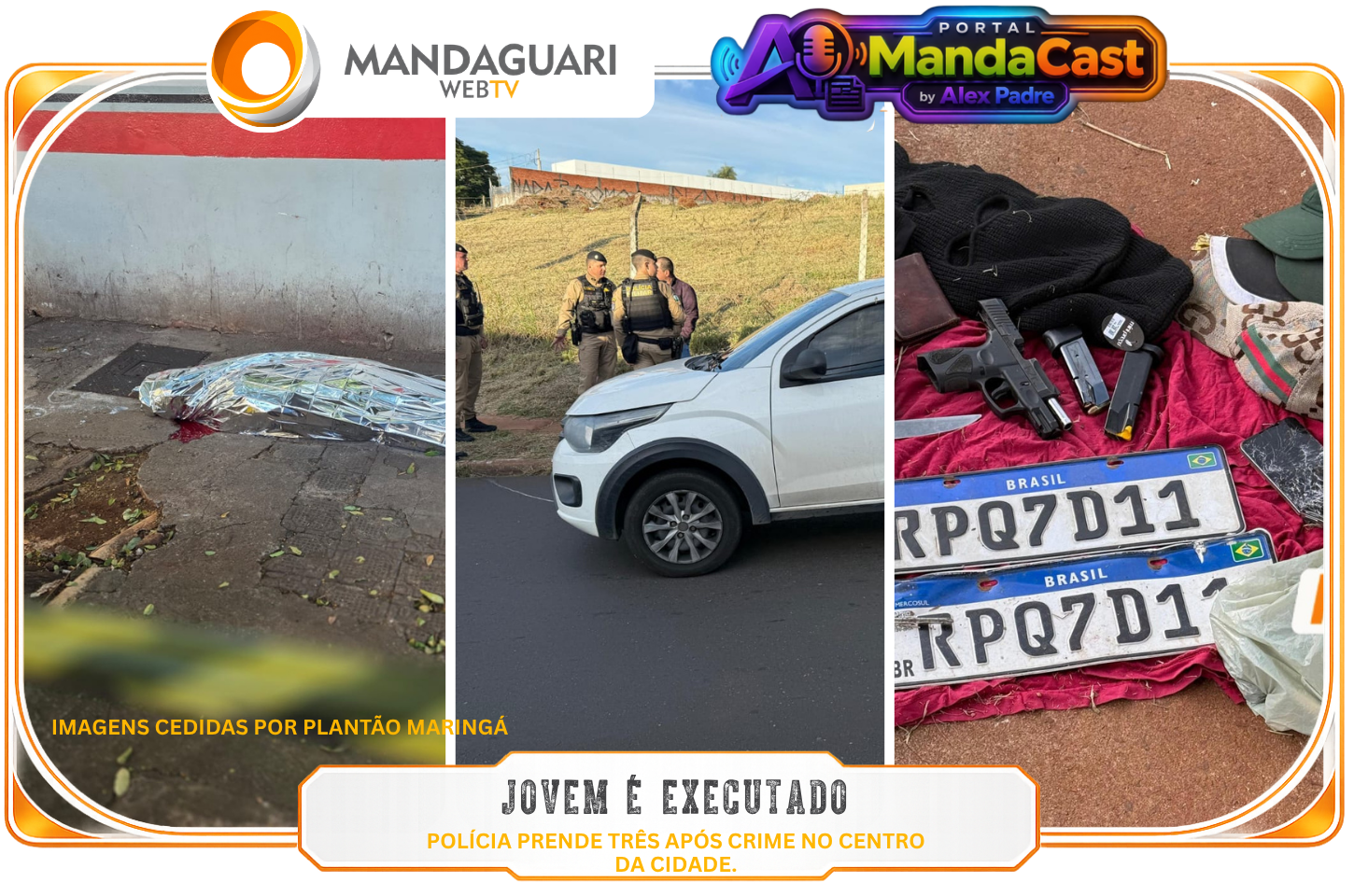 Jovem é executado no centro de Maringá e polícia prende três a jato; rastro do crime aponta para dívida de agiotagem na Bahia