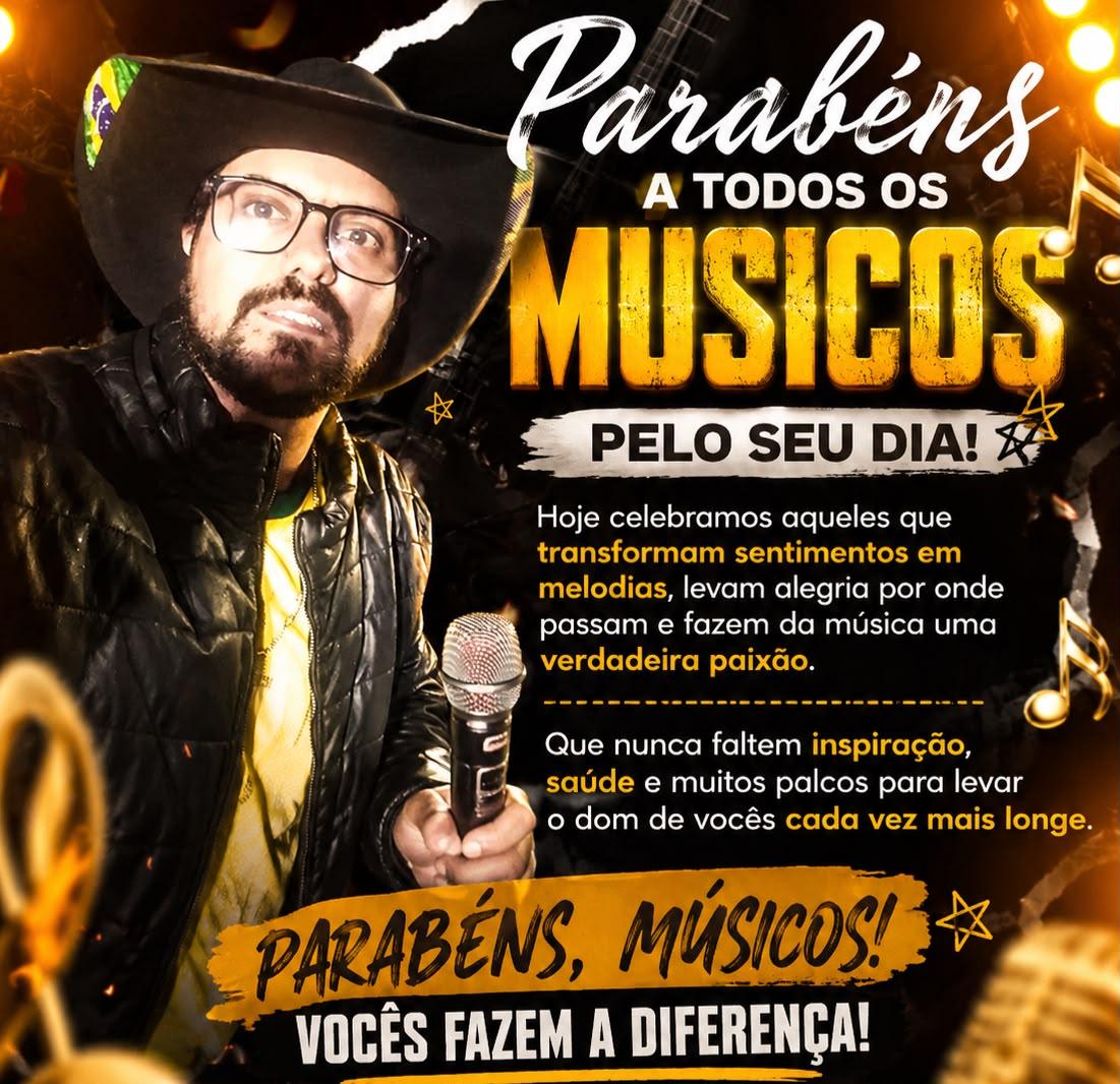 Hoje celebramos o dia do músico 