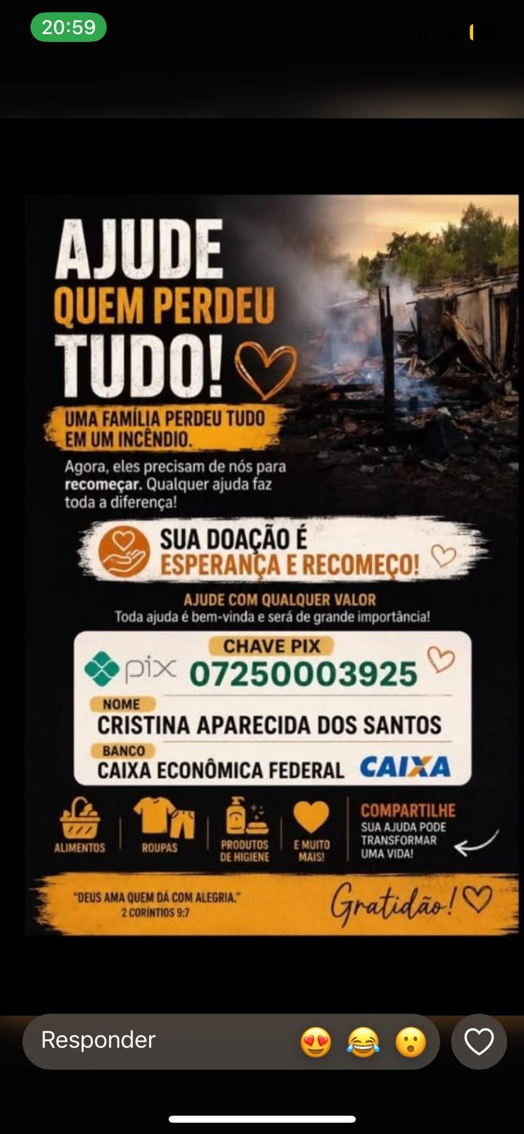 veja as informações