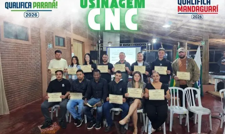 Dinheiro no Bolso, Diploma na Mão e Articulação Política: Mandaguari Forma Turma de Usinagem