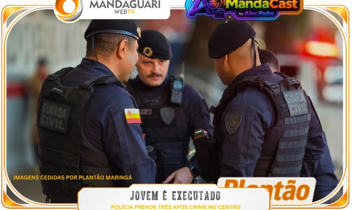 Jovem é executado no centro de Maringá e polícia prende três a jato; rastro do crime aponta para dívida de agiotagem na Bahia