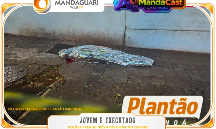 Jovem é executado no centro de Maringá e polícia prende três a jato; rastro do crime aponta para dívida de agiotagem na Bahia